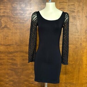 Love Culture Black Mini Dress